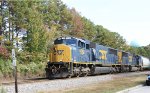 CSX 4543 & 4535 lead train L619-27 southbound